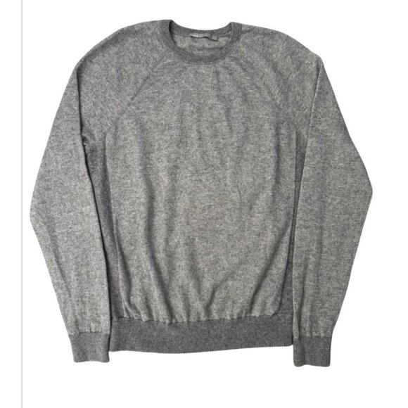 Vince. Sweater Men's Large Pullover Merino Wool Gray - Picture 1 of 8